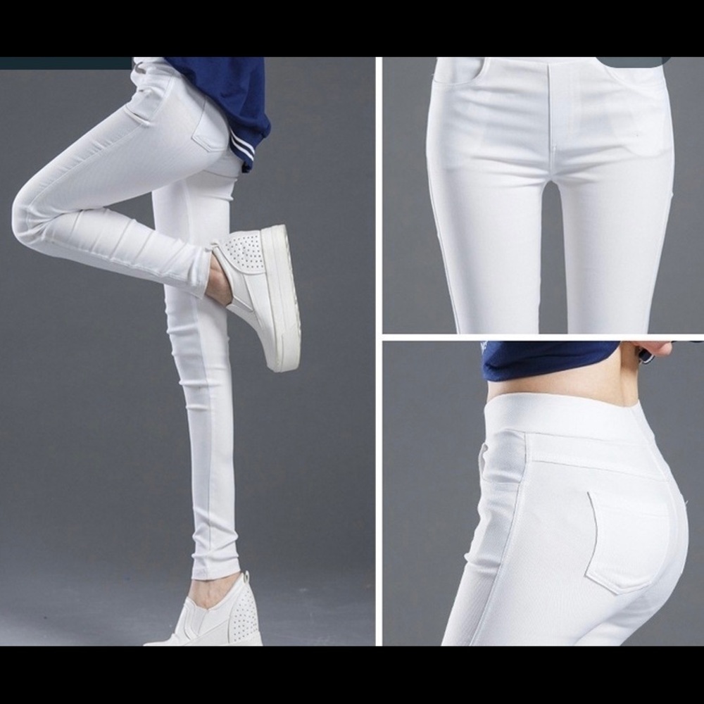 White jeans